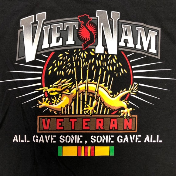 NEW!! Vietnam Veteran All Gave Some Dragon T-Shirt - Picture 3 of 3